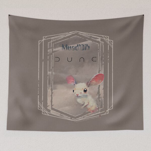 Item preview, DUNE. Sand Mouse (medium beige gray background) designed and sold by bekksa.