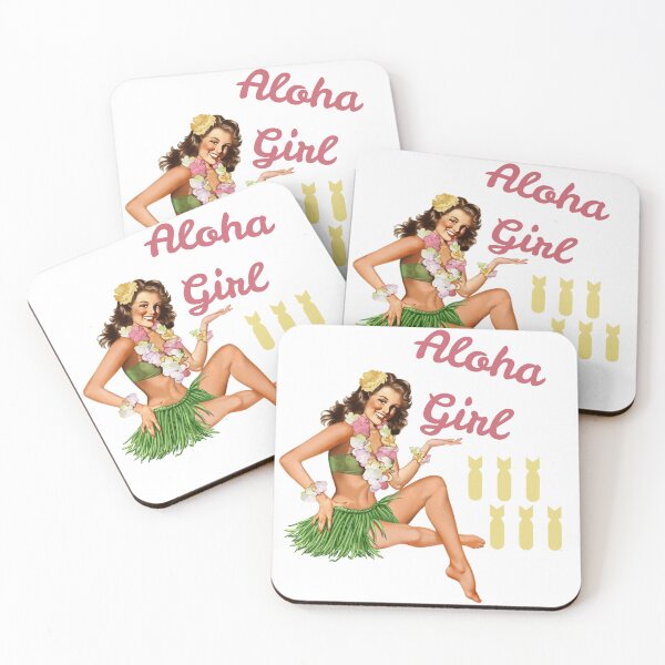 Item preview, Pinup Aloha Girl Nose Art designed and sold by javibo.
