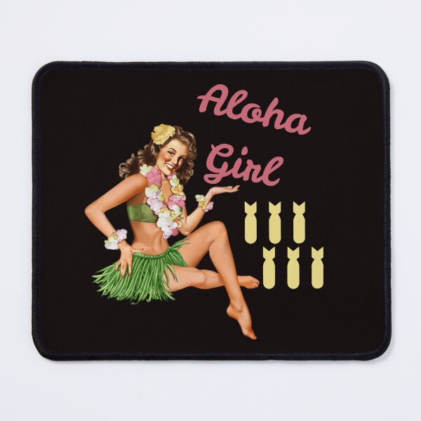 Item preview, Pinup Aloha Girl Nose Art designed and sold by javibo.