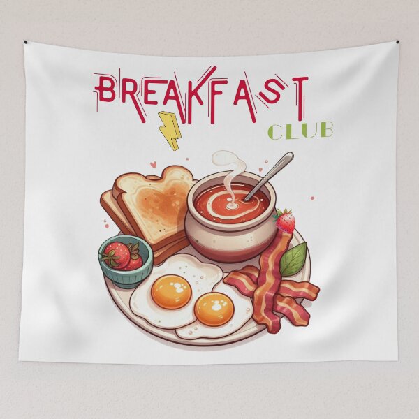 Item preview, Breakfast club with delicious foods designed and sold by whee25.