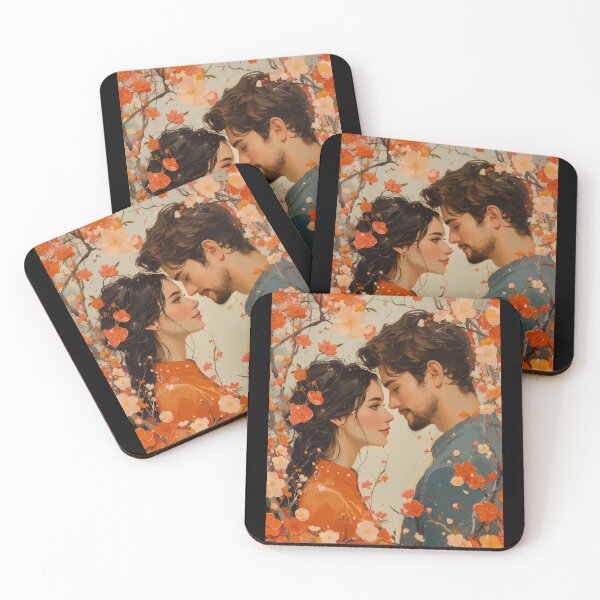 Item preview, Blossoming Love: A Moment of Serenity designed and sold by ArtVibeCo.