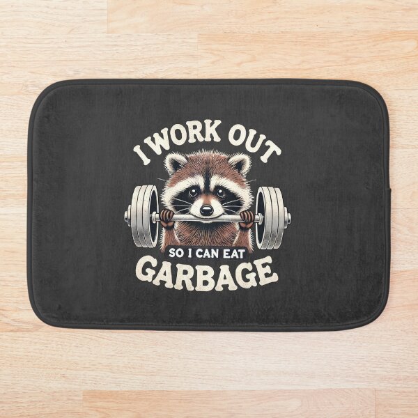 Artikelvorschau, Lustiges Waschbär-Fitnessstudio-Workout - Trash Panda Fitness Humor entworfen und verkauft von Aredbox.