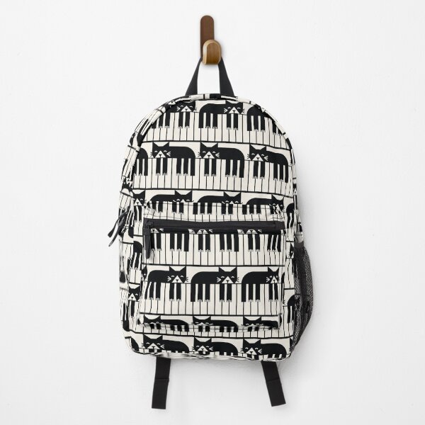 Item preview, Piano musical cat - black and natural white designed and sold by SelmaCardoso.