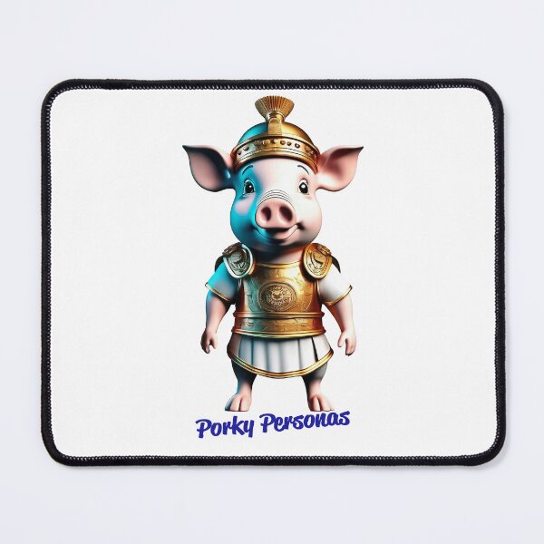 Item preview, Porky Personas Funny Pig Characters Gladiator designed and sold by Drone-tees.