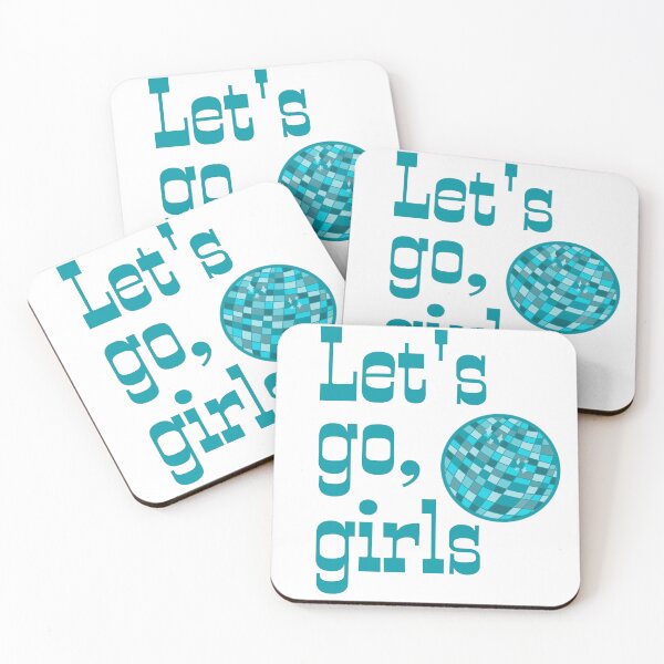Item preview, Let's Go Girls Blue Teal Cowgirl Disco designed and sold by RoseInParadise.