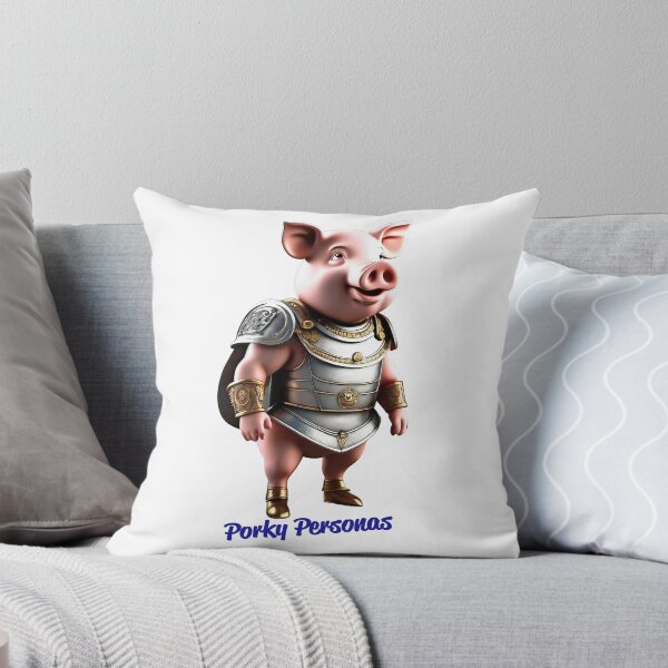 Item preview, Porky Personas Funny Pig Characters Gladiator designed and sold by Drone-tees.