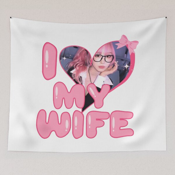 Item preview, AESPA Giselle I Love My Wife Funny K-Pop Design  designed and sold by StarBunnyDesign.