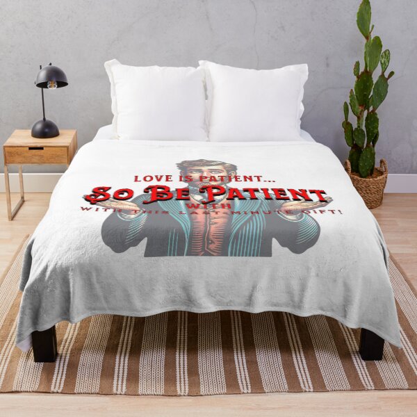 Item preview, "Love Is Patient... So Be Patient With This Last Minute Gift!" – Witty and Stylish Valentine's Day T-Shirt Design designed and sold by NSB-Design.