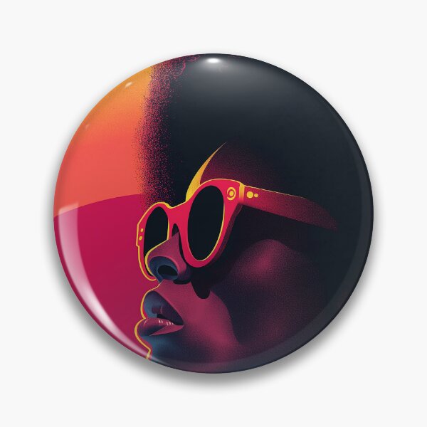 Item preview, Retro Afro Pop Art Portrait | Vibrant Fashion & 70s Aesthetic designed and sold by djovan.