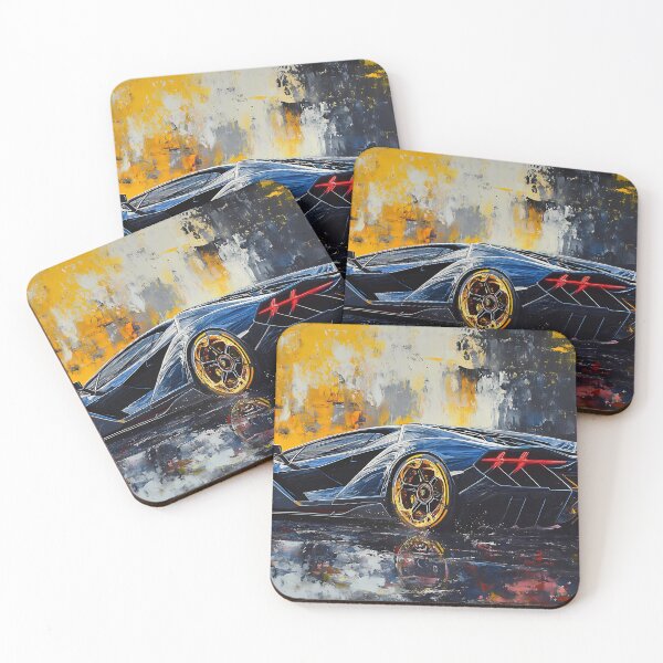 Item preview, Blue Thunder – Lamborghini Terzo Concept in Pop Art II designed and sold by AutoPopStudio.