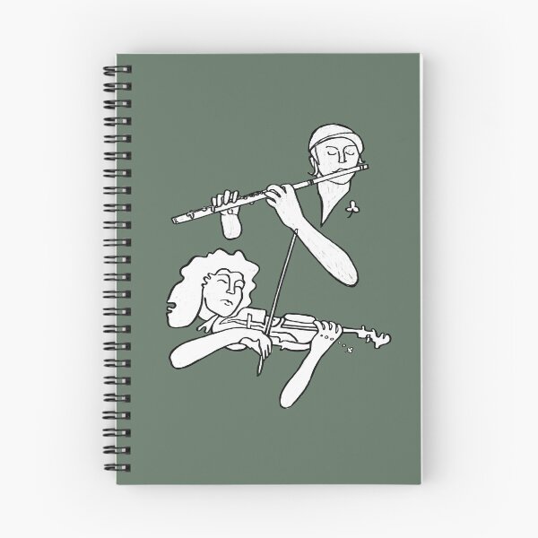 Item preview, Irish music, fiddle player, Ireland flute designed and sold by badlydrawnbabe.