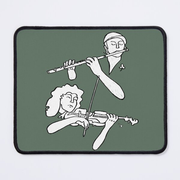 Item preview, Irish music, fiddle player, Ireland flute designed and sold by badlydrawnbabe.