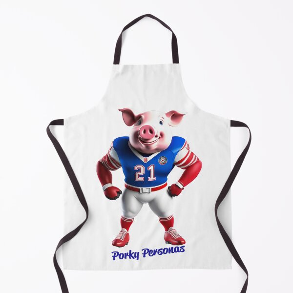 Item preview, Porky Personas Funny Pig Characters American Football designed and sold by Drone-tees.