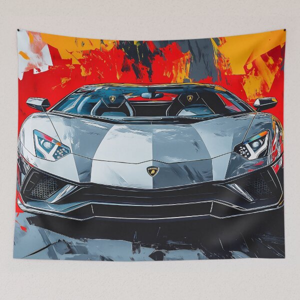 Item preview, Lamborghini Terzo Millennio – Futuristic Pop Art II designed and sold by AutoPopStudio.