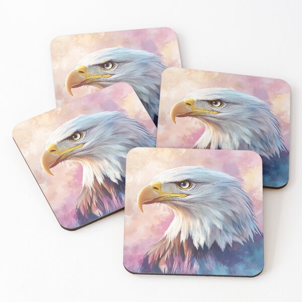 Artikelvorschau, Anmutiger Majestät Weißkopfseeadler in Pastellharmonie entworfen und verkauft von daila70.