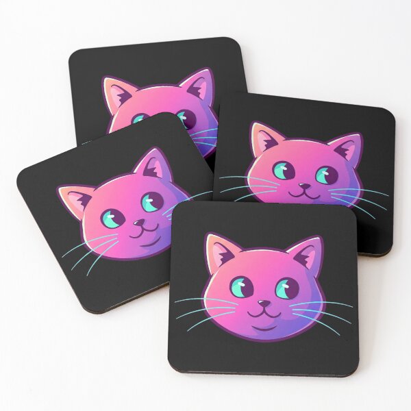 Item preview, Vaporwave Cat designed and sold by Tw1nsAIArt.