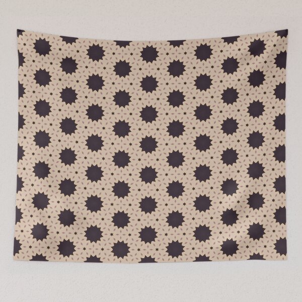 Item preview, Black Starburst Pattern designed and sold by Zodii.