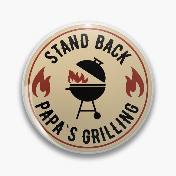 Item preview, Stand Back Papa's Grilling designed and sold by the-craft-shop.