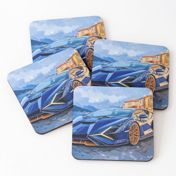 Item preview, Blue Streak – Lamborghini Sián FKP 37 Pop Art II designed and sold by AutoPopStudio.