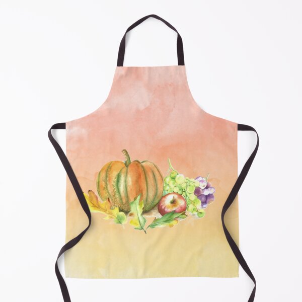 Item preview, Autumn watercolor pumpkin dining room still life designed and sold by Yarlseri.