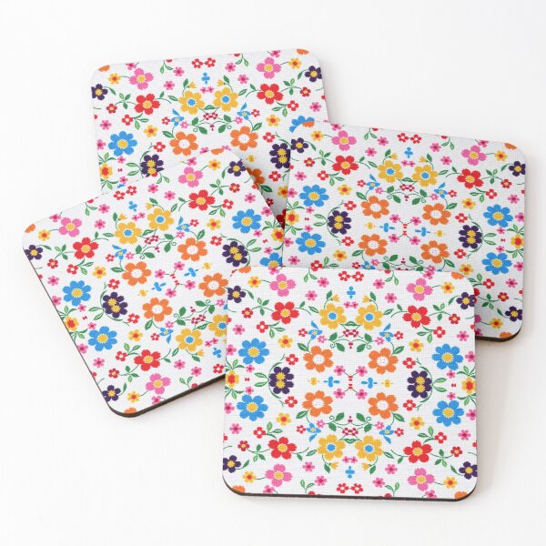 Item preview, Colorful Small Flower Pattern designed and sold by Neranchara.