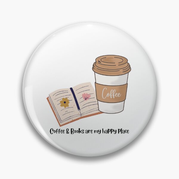 Aperçu de l'œuvre Le café et les livres sont mes endroits préférés créée et vendue par TboneTreasures.