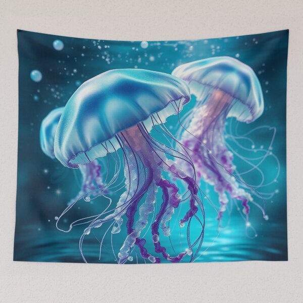 Item preview, Blue Jellyfish designed and sold by Pines & Starlight.