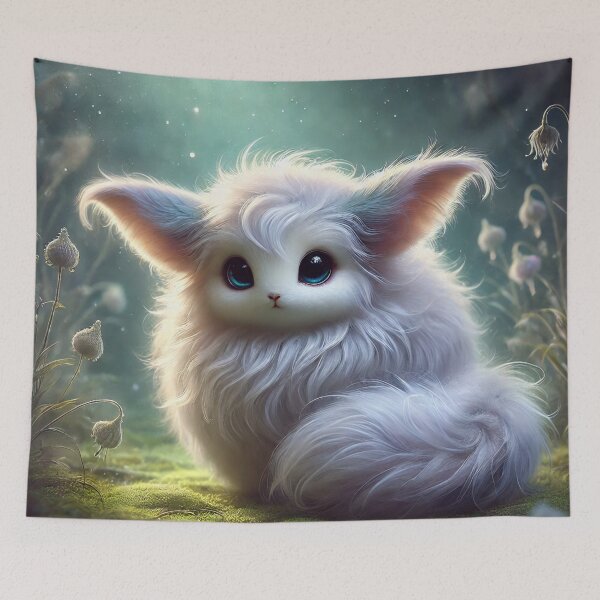 Item preview, Cute Furry Creature designed and sold by Pines & Starlight.