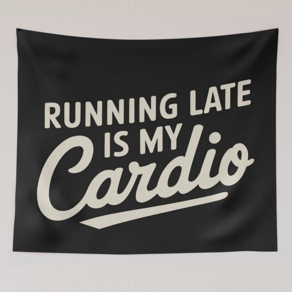 Item preview, Llegar tarde es mi cardio designed and sold by Anniko Art Studio.