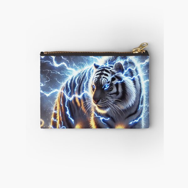 Item preview, Fantasy Electric Lightning Tiger designed and sold by Pines & Starlight.