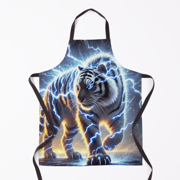 Item preview, Fantasy Electric Lightning Tiger designed and sold by Pines & Starlight.