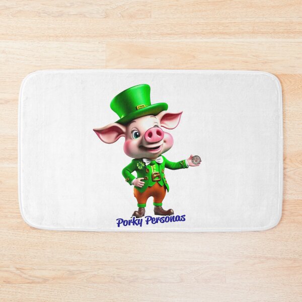 Item preview, Porky Personas Funny Pig Characters St Patrick's Day designed and sold by Drone-tees.