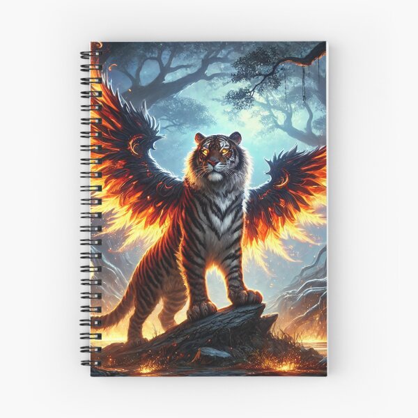 Item preview, Winged Fire TIger designed and sold by Pines & Starlight.