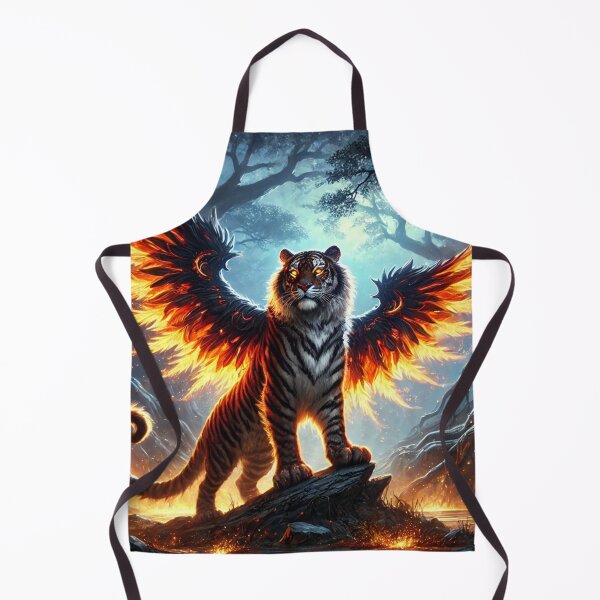 Item preview, Winged Fire TIger designed and sold by Pines & Starlight.
