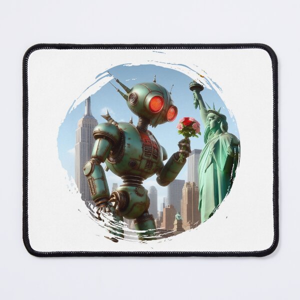 Item preview, Giant Robot loves Liberty designed and sold by Guachafita.