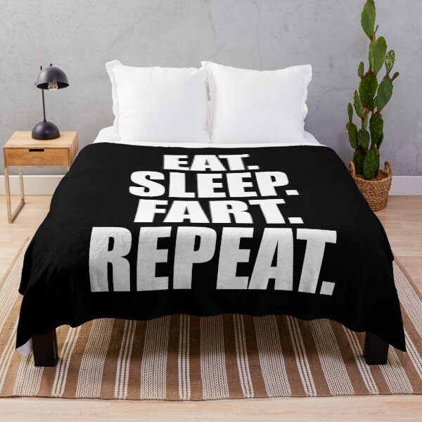 Item preview, Eat Sleep Fart Repeat Funny Humor designed and sold by smartrocket.