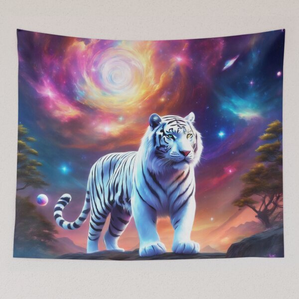 Item preview, Galaxy Tiger designed and sold by Pines & Starlight.