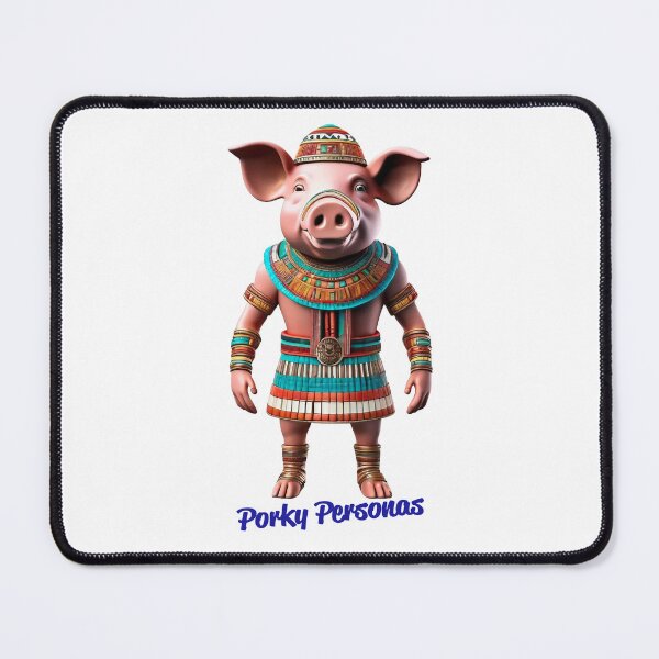 Item preview, Porky Personas Funny Pig Characters Inca designed and sold by Drone-tees.