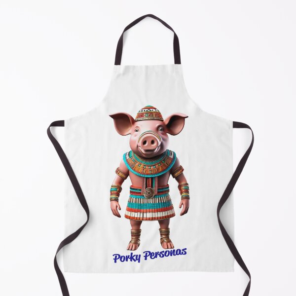 Item preview, Porky Personas Funny Pig Characters Inca designed and sold by Drone-tees.