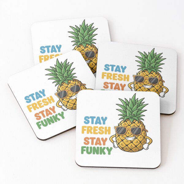 Item preview, Pineapple character promoting a fun and funky lifestyle with a fresh twist in bright colors designed and sold by RUMOOROZ.