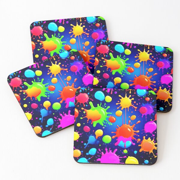 Item preview, Vibrant Abstract Paint Explosion designed and sold by Health And Fitness Posts e-Store.