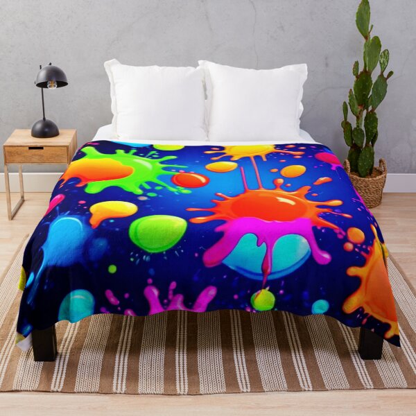 Item preview, Vibrant Abstract Paint Explosion designed and sold by Health And Fitness Posts e-Store.
