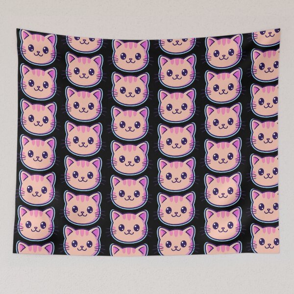 Item preview, Synthwave Cat designed and sold by Tw1nsAIArt.