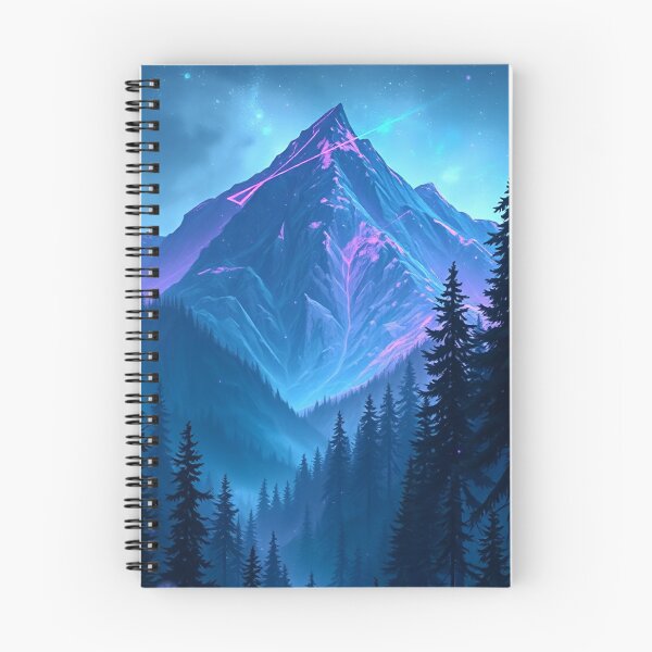 Item preview, Purple Mountain Scene designed and sold by Pines & Starlight.