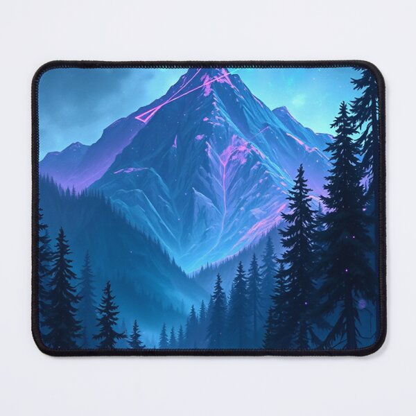 Item preview, Purple Mountain Scene designed and sold by Pines & Starlight.