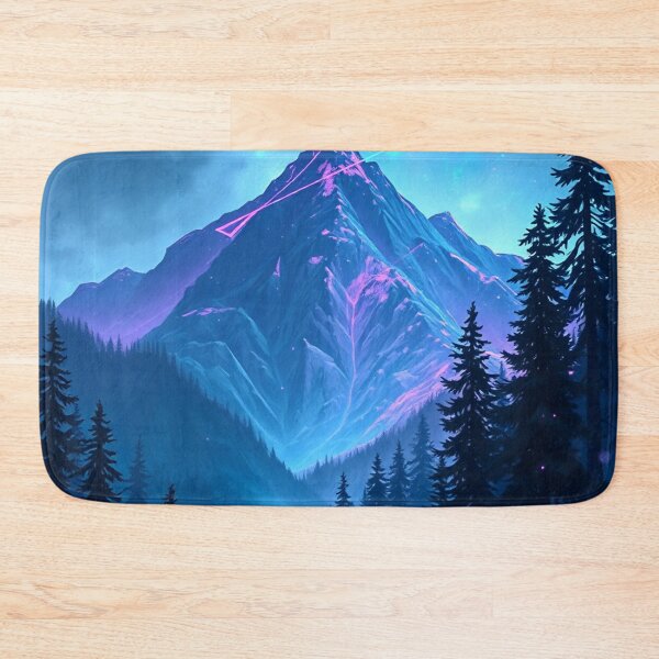 Item preview, Purple Mountain Scene designed and sold by Pines & Starlight.