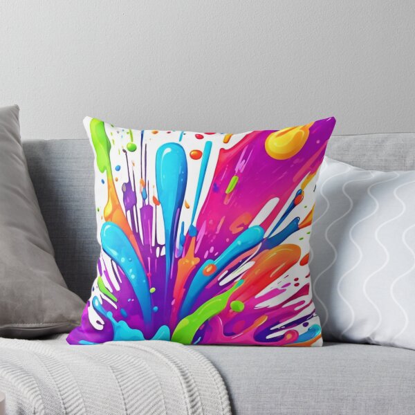 Item preview, Colorful Liquid Paint Splashes designed and sold by Health And Fitness Posts e-Store.