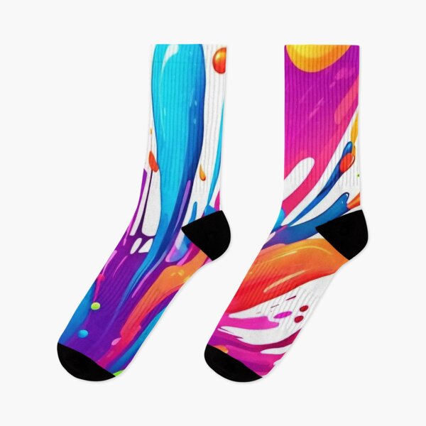 Item preview, Colorful Liquid Paint Splashes designed and sold by Health And Fitness Posts e-Store.