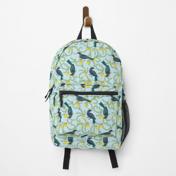 Item preview, New Zealand Tui Bird in Kowhai Flower designed and sold by Rebeccatiana.nz.