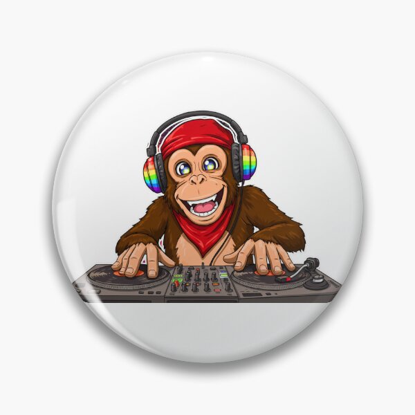Item preview, Monkey DJ designed and sold by FitEnvy.